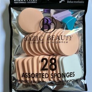 Assorted Makeup Sponges - Cream and Tan